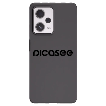 Picasee silikonowe czarne etui na Xiaomi Redmi Note 12 Pro+ 5G - Picasee - new logo - black