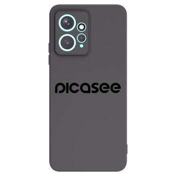 Picasee silikonowe czarne etui na Xiaomi Redmi Note 12 4G - Picasee - new logo - black
