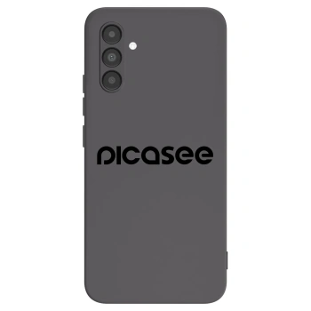 Picasee silikonowe czarne etui na Samsung Galaxy A04s A047F - Picasee - new logo - black