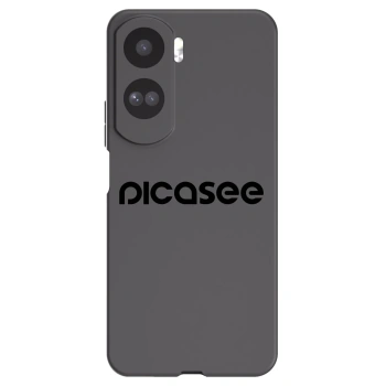 Picasee silikonowe czarne etui na Honor 90 Lite 5G - Picasee - new logo - black