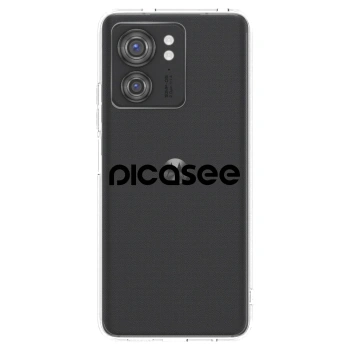 Picasee silikonowe przeźroczyste etui na Motorola Edge 40 - Picasee - new logo - black