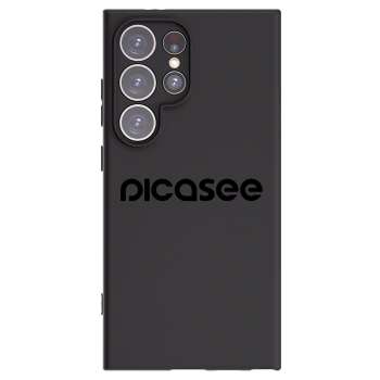 Picasee silikonowe czarne etui na Samsung Galaxy S24 Ultra S928B 5G - Picasee - new logo - black