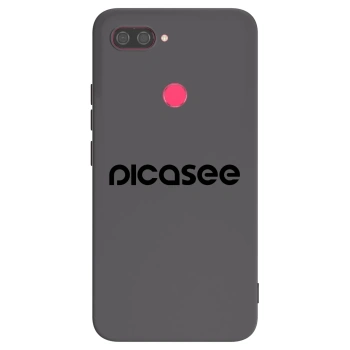 Etui na Xiaomi Mi 8 Lite - Picasee - new logo - black