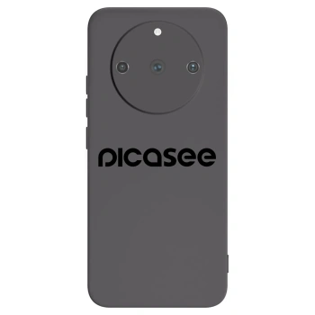 Picasee silikonowe czarne etui na Realme 11 Pro+ - Picasee - new logo - black