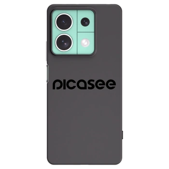 Picasee silikonowe czarne etui na Xiaomi Redmi Note 13 5G - Picasee - new logo - black