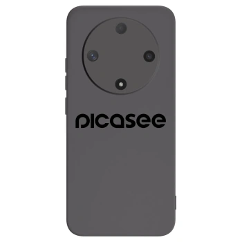 Picasee silikonowe czarne etui na Honor Magic6 Lite 5G - Picasee - new logo - black