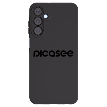 Picasee silikonowe czarne etui na Samsung Galaxy A25 A256B 5G - Picasee - new logo - black
