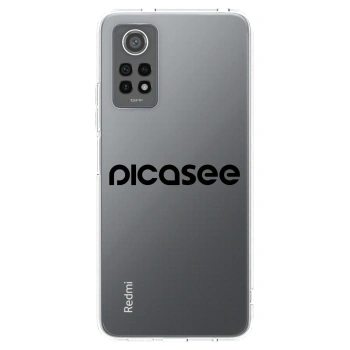 Picasee silikonowe przeźroczyste etui na Xiaomi Redmi Note 12 Pro 4G - Picasee - new logo - black