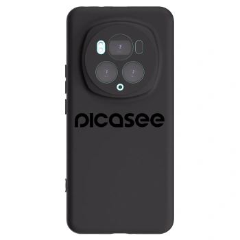 Picasee silikonowe czarne etui na Honor Magic6 Pro - Picasee - new logo - black
