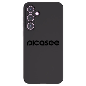 Picasee silikonowe czarne etui na Samsung Galaxy A35 5G A356B - Picasee - new logo - black
