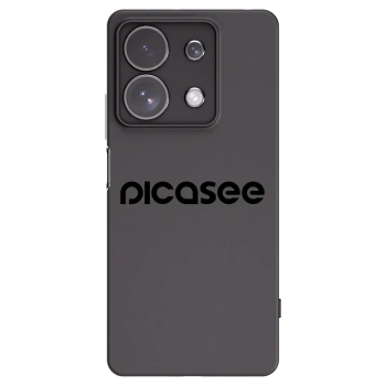 Picasee silikonowe czarne etui na Xiaomi Redmi Note 13 Pro 4G - Picasee - new logo - black
