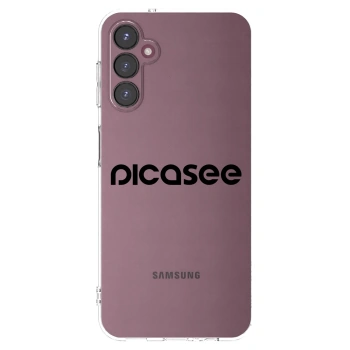 Picasee silikonowe przeźroczyste etui na Samsung Galaxy A05s A057G - Picasee - new logo - black