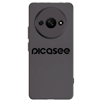 Picasee silikonowe czarne etui na Xiaomi Redmi A3 - Picasee - new logo - black