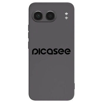 Picasee silikonowe czarne etui na OnePlus Nord 4 - Picasee - new logo - black