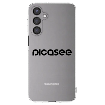 Picasee silikonowe przeźroczyste etui na Samsung Galaxy A16 5G - Picasee - new logo - black