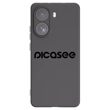 Picasee silikonowe czarne etui na Xiaomi Poco X7 - Picasee - new logo - black