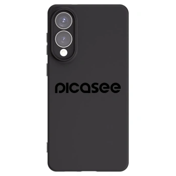 Picasee silikonowe czarne etui na Samsung Galaxy S25 Edge 5G - Picasee - new logo - black