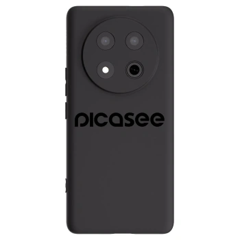 Picasee silikonowe czarne etui na Honor Magic7 Lite 5G - Picasee - new logo - black