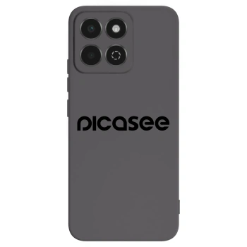 Picasee silikonowe czarne etui na Honor 200 Smart 5G - Picasee - new logo - black