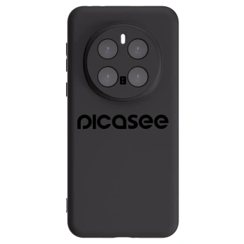 Picasee silikonowe czarne etui na Honor Magic7 Pro 5G - Picasee - new logo - black