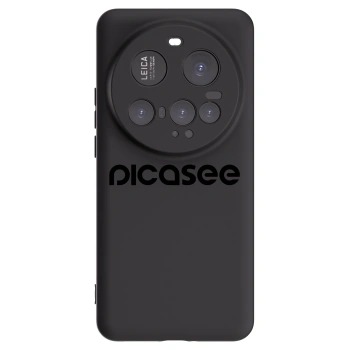 Picasee silikonowe czarne etui na Xiaomi 15 Ultra - Picasee - new logo - black