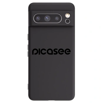 Picasee silikonowe czarne etui na Google Pixel 8 Pro - Picasee - new logo - black