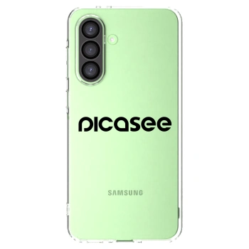 Picasee silikonowe przeźroczyste etui na Samsung Galaxy A26 5G A266B - Picasee - new logo - black