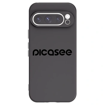 Picasee silikonowe czarne etui na Google Pixel 9 Pro - Picasee - new logo - black