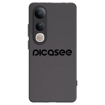 Picasee silikonowe czarne etui na Vivo V50 Lite 5G - Picasee - new logo - black
