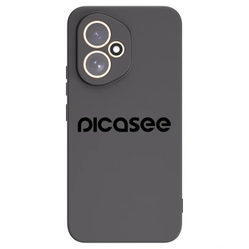 Picasee silikonowe czarne etui na Honor 400 5G - Picasee - new logo - black