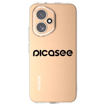 Picasee silikonowe przeźroczyste etui na Honor 400 5G - Picasee - new logo - black