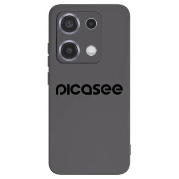 Picasee silikonowe czarne etui na Xiaomi Redmi Note 14S - Picasee - new logo - black
