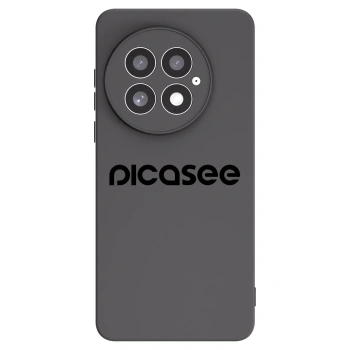 Picasee silikonowe czarne etui na OnePlus 13 5G - Picasee - new logo - black