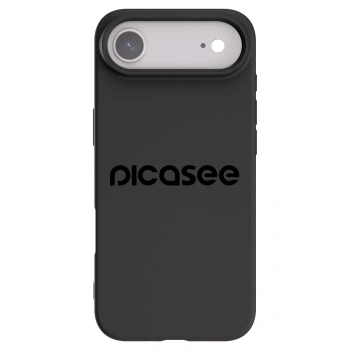 Picasee silikonowe czarne etui na Apple iPhone Air - Picasee - new logo - black