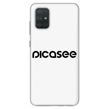 Etui na Samsung Galaxy A71 A715F - Picasee - new logo - black