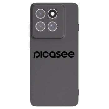 Picasee silikonowe czarne etui na Motorola Edge 60 Pro - Picasee - new logo - black