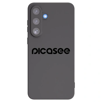 Picasee silikonowe czarne etui na Samsung Galaxy S25 FE 5G - Picasee - new logo - black