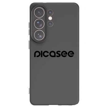 Picasee silikonowe czarne etui na Samsung Galaxy S26 Ultra - Picasee - new logo - black