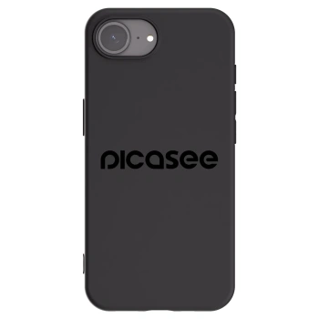 Picasee silikonowe czarne etui na Apple iPhone 17e - Picasee - new logo - black