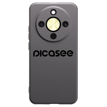 Picasee silikonowe czarne etui na Honor Magic8 Lite 5G - Picasee - new logo - black