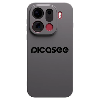 Picasee silikonowe czarne etui na OPPO Find X9 Pro - Picasee - new logo - black