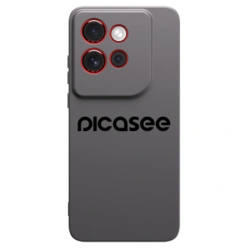 Picasee silikonowe czarne etui na Motorola Edge 60 Neo 5G - Picasee - new logo - black