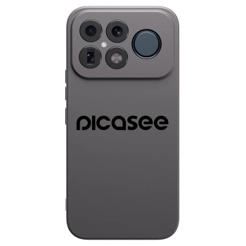 Picasee silikonowe czarne etui na Xiaomi Poco F8 Ultra - Picasee - new logo - black