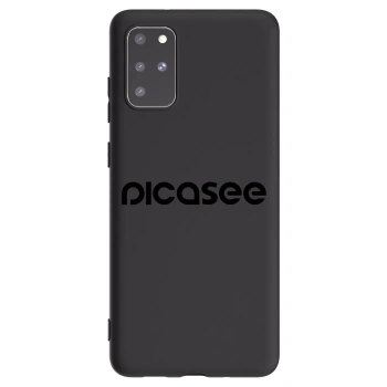 Picasee silikonowe czarne etui na Samsung Galaxy S20+ G985F - Picasee - new logo - black
