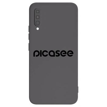 Picasee silikonowe czarne etui na Samsung Galaxy A30s A307F - Picasee - new logo - black