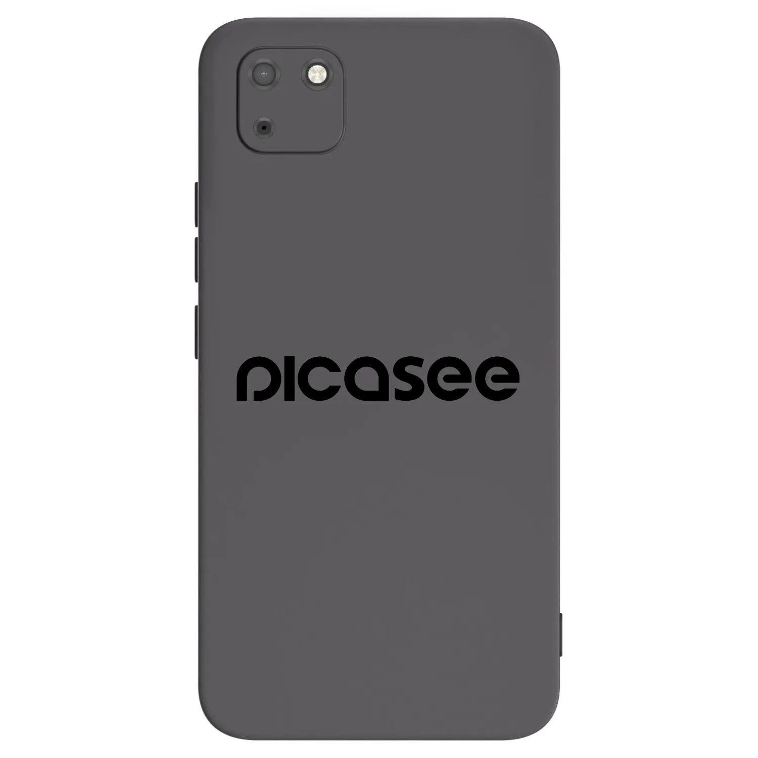Picasee silikonowe czarne etui na Huawei Y5P - Picasee - new logo - black