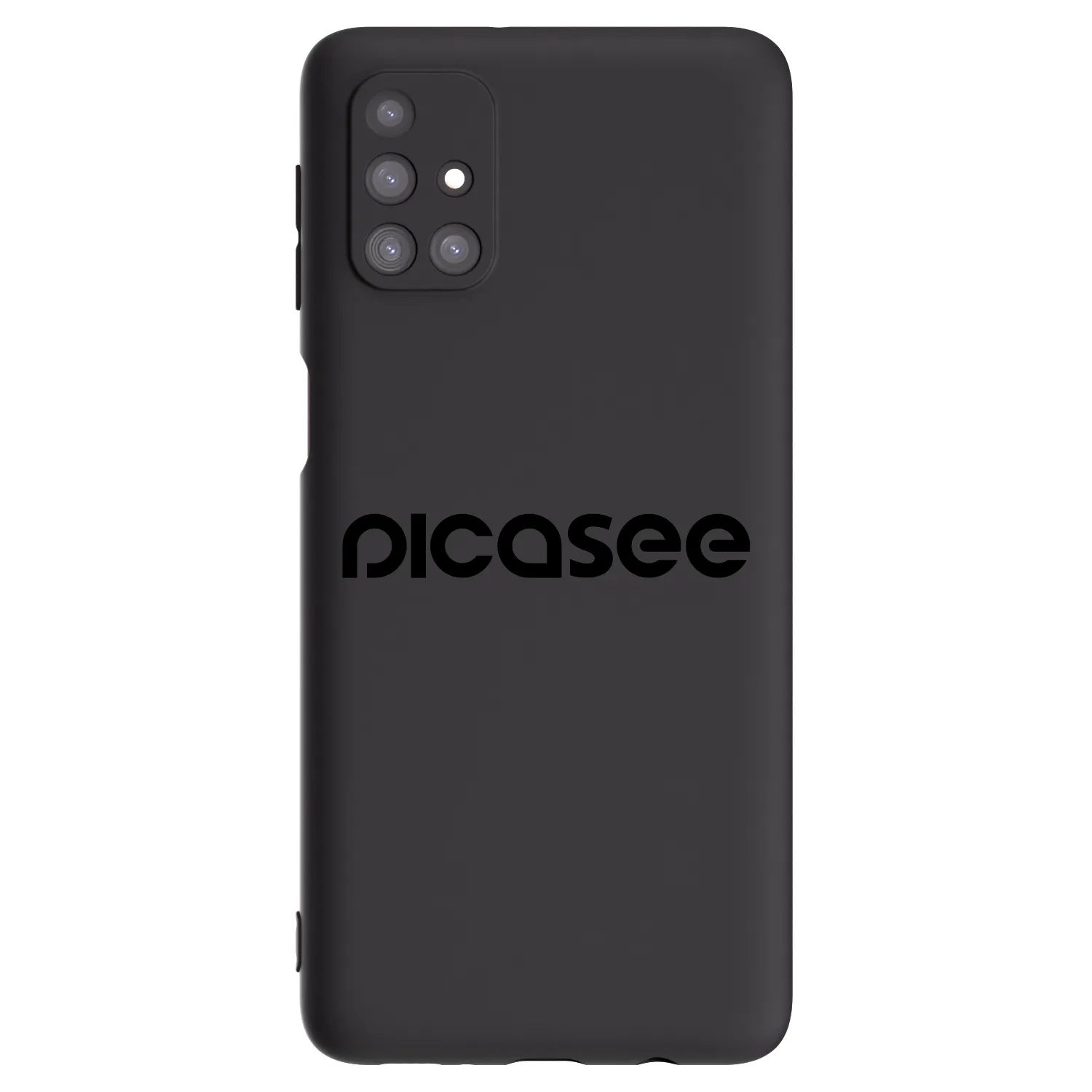 Picasee silikonowe czarne etui na Samsung Galaxy M31s - Picasee - new logo - black