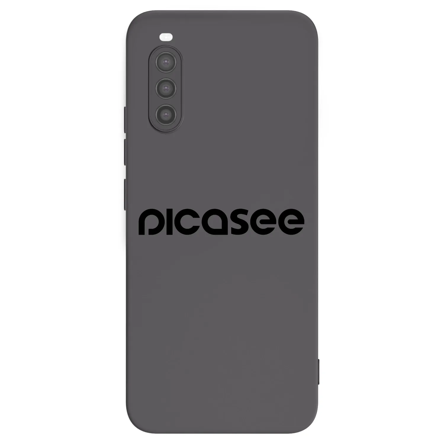 Picasee silikonowe czarne etui na Sony Xperia 10 II - Picasee - new logo - black