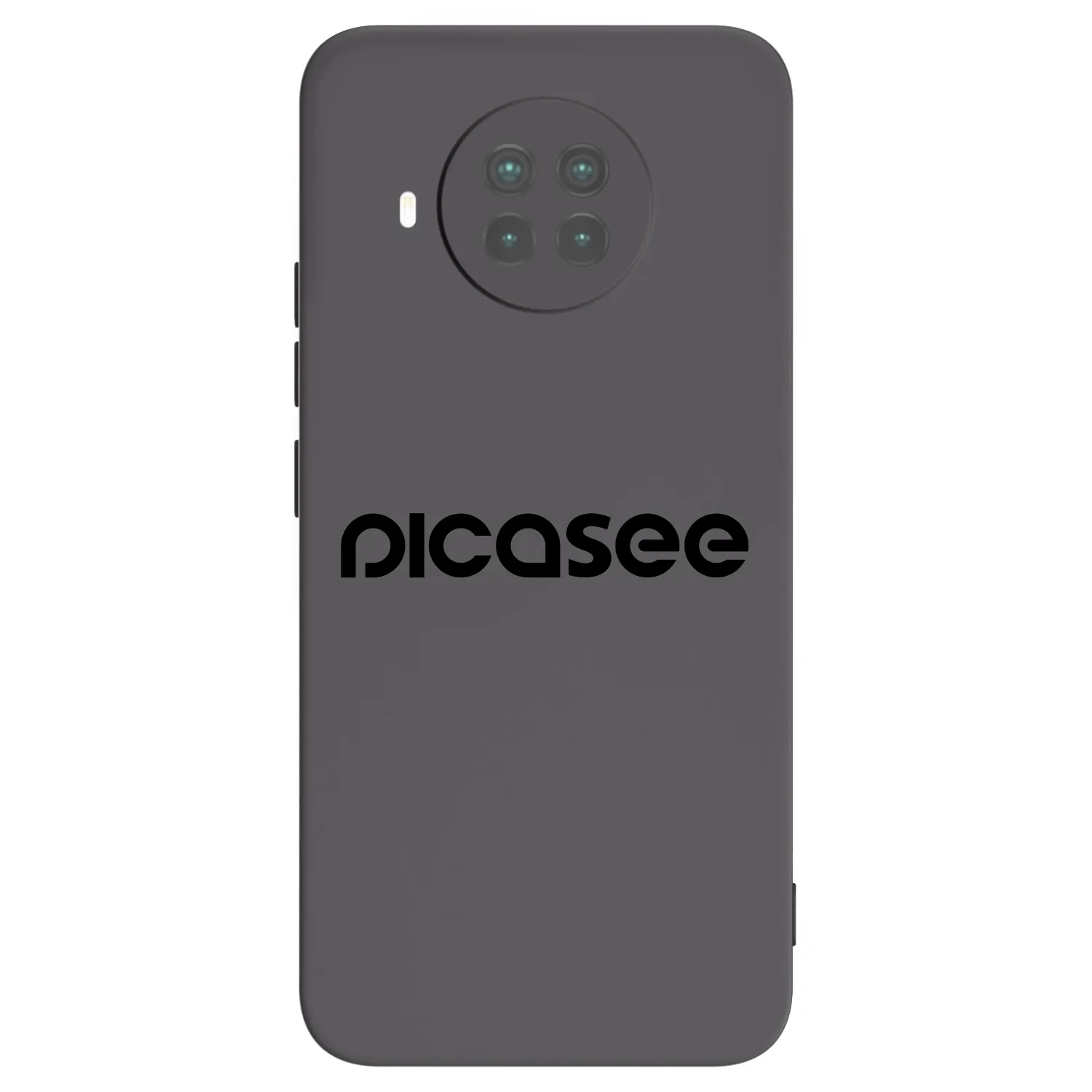 Picasee silikonowe czarne etui na Xiaomi Mi 10T Lite - Picasee - new logo - black