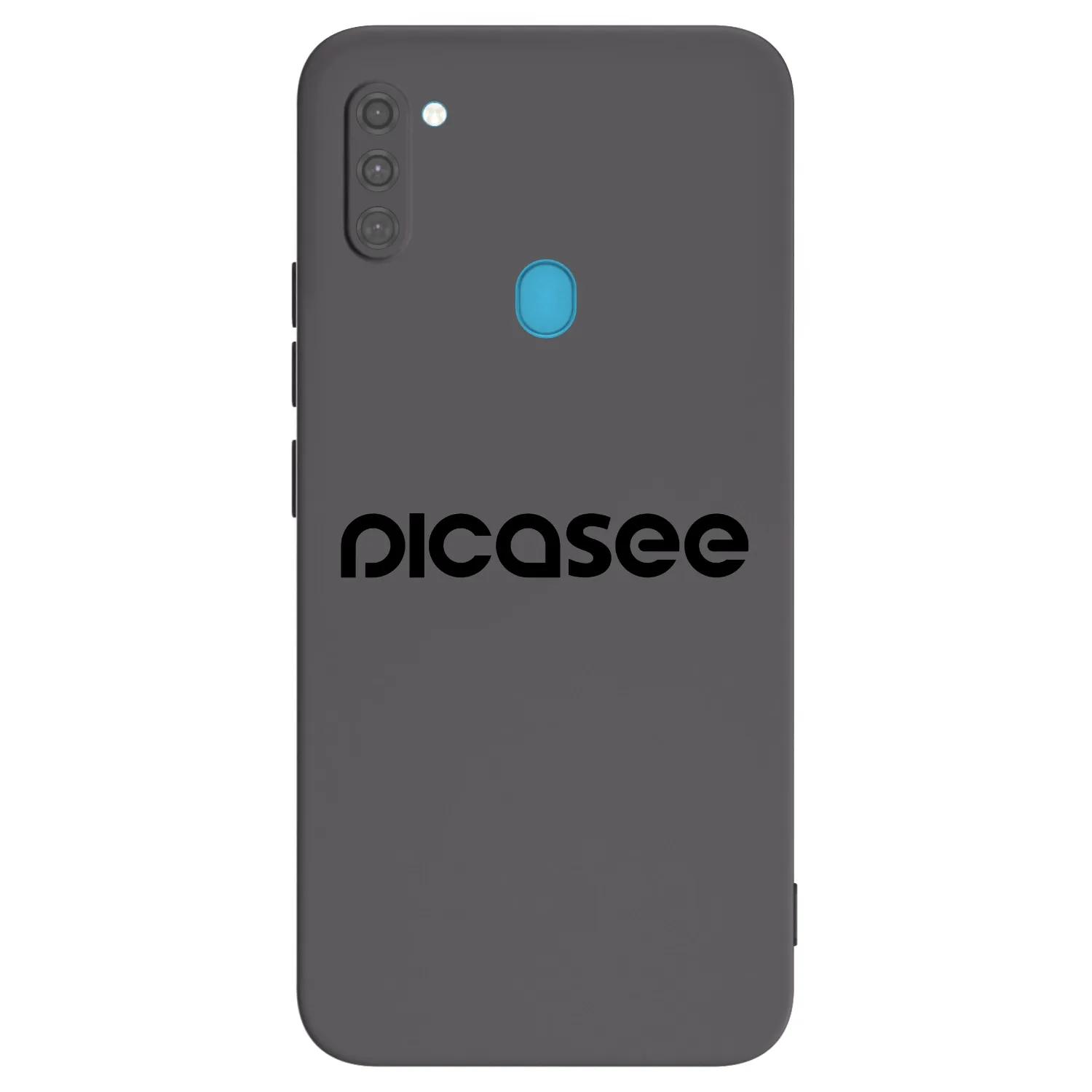 Picasee silikonowe czarne etui na Samsung Galaxy M11 - Picasee - new logo - black
